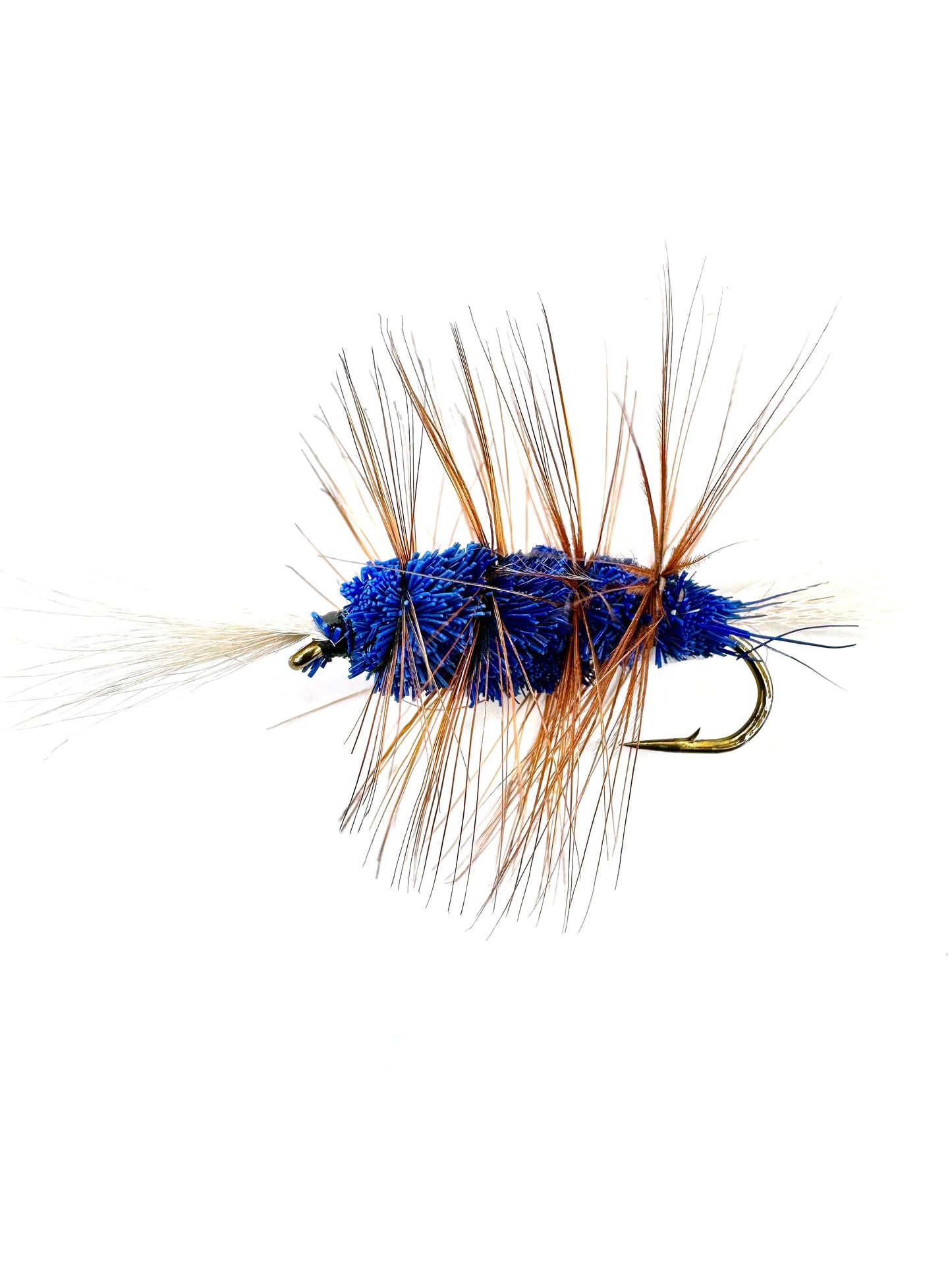 Labatt's Blue Bomber Fly for Fly Fishing – Premium Hand-Tied Lure with Distinctive Blue Color Inspired by Labatt Blue, Optimized Buoyancy for Salmon and Large Fish, Durable and Versatile for Freshwater and Saltwater Anglers