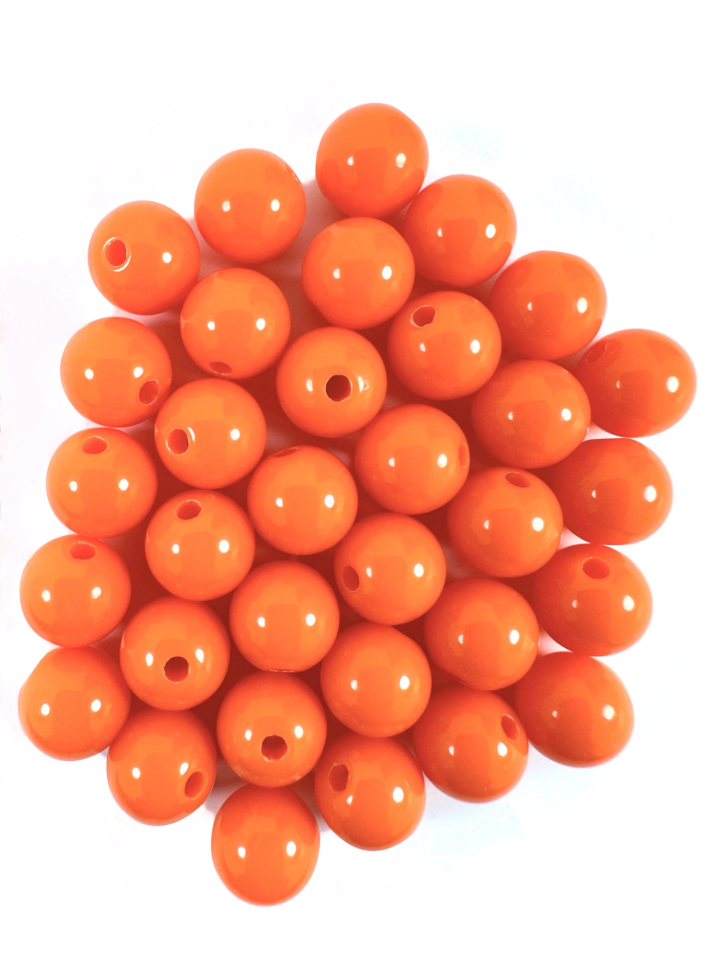 Premium Orange Tang Colour Pattern Acrylic Steelhead and Salmon Beads for Fishing – High-Quality Lure Beads in Various Sizes and Colors, Ideal for Attracting Steelhead and Salmon.