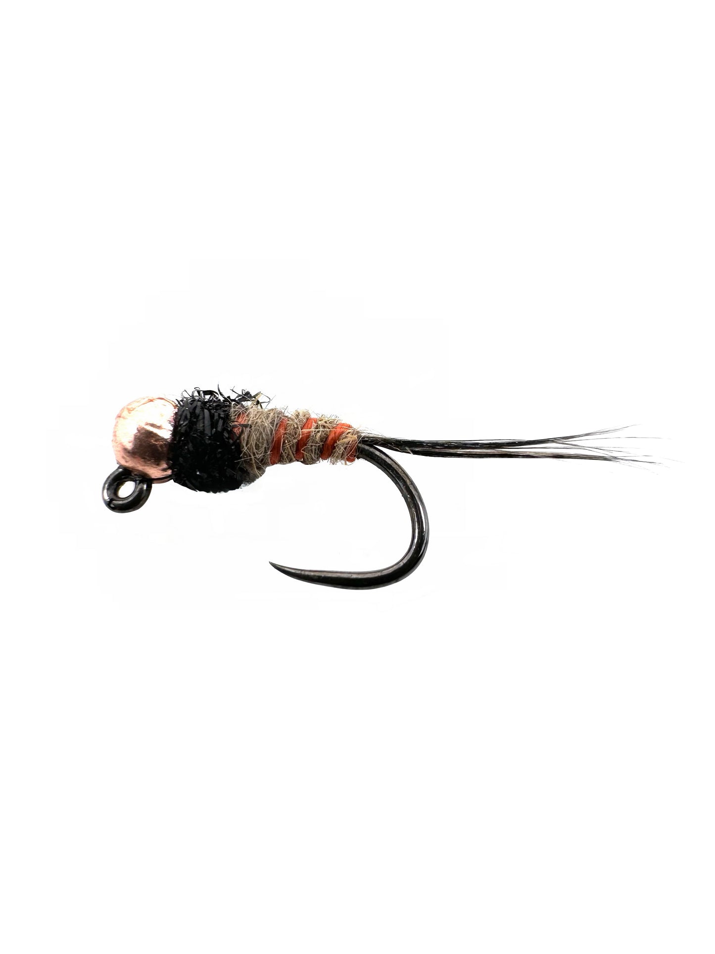 High-quality Euro nymph fly fishing lure, expertly hand-tied for maximum effectiveness in European nymphing. Ideal for targeting trout in fast-moving rivers and streams, this durable fly mimics natural aquatic insects with lifelike colors and patterns, ensuring better fish attraction and strike success.