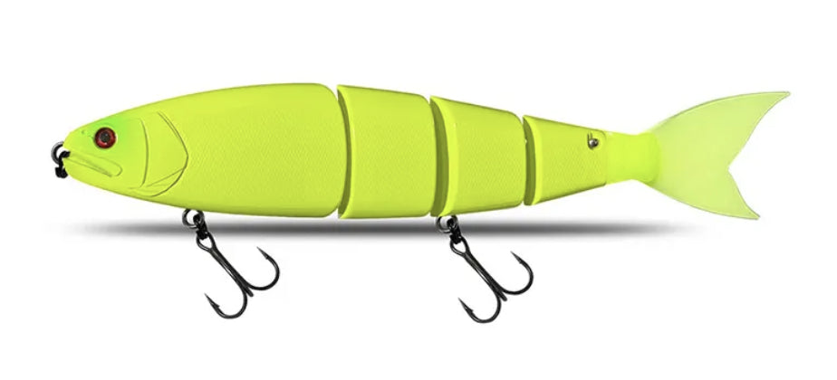 Hardbody Swimbait for Musky and Pike – Durable Lifelike Fishing Lure for Targeting Big Game Fish, Designed for Musky Fishing with Realistic Swimming Action and Strong Hooks.