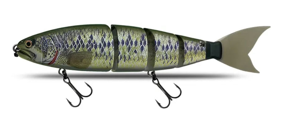Hardbody Swimbait for Musky and Pike – Durable Lifelike Fishing Lure for Targeting Big Game Fish, Designed for Musky Fishing with Realistic Swimming Action and Strong Hooks.