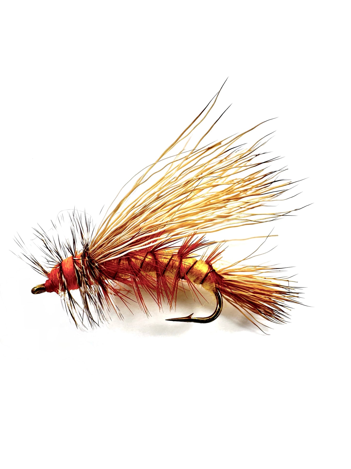 High-quality stimulator dry fly for fly fishing, designed to imitate large stoneflies and attract trout in fast-moving freshwater streams and rivers. Durable materials provide excellent buoyancy and lifelike presentation, making it a go-to fly for anglers targeting trout and other freshwater species.