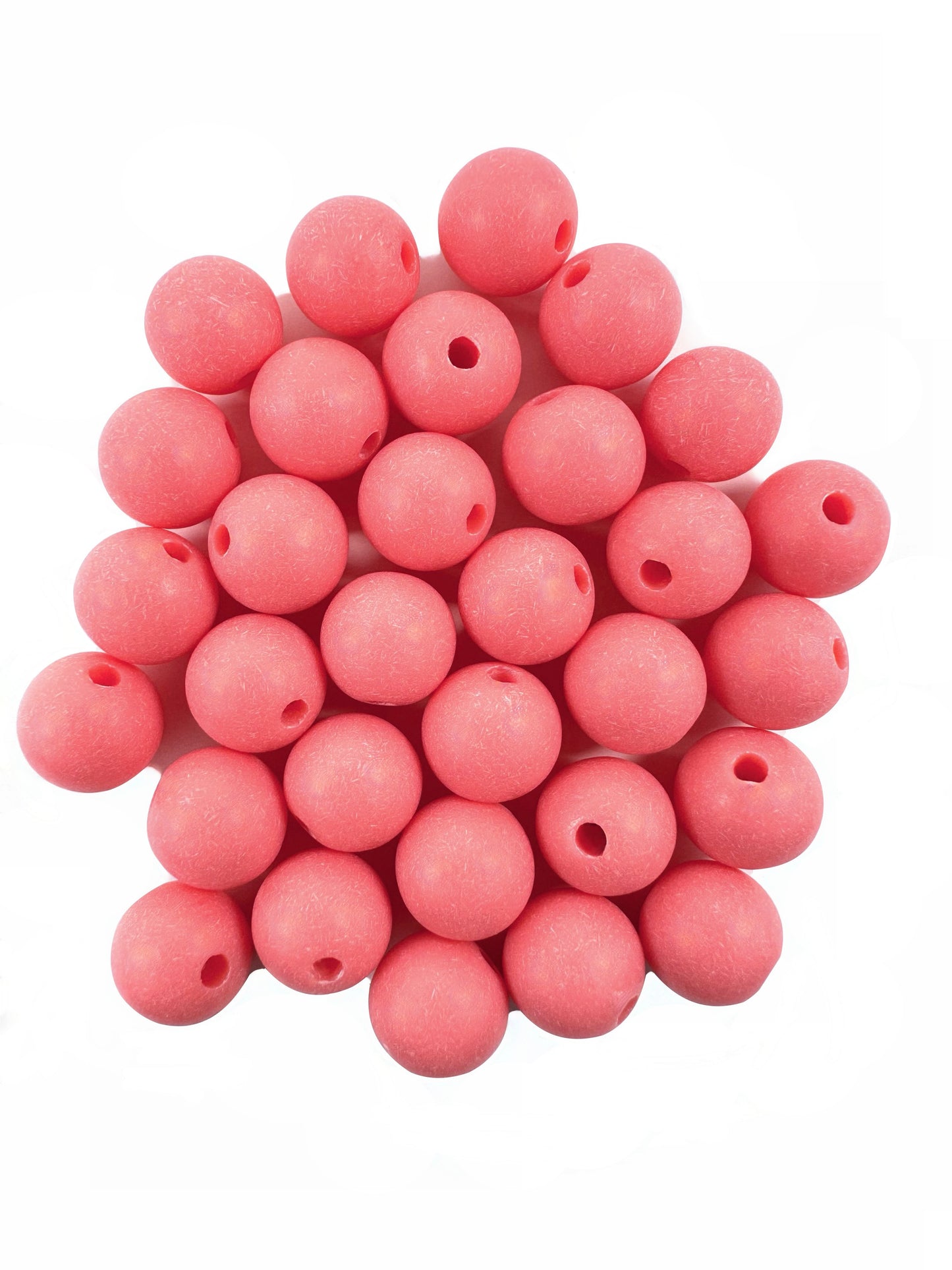Premium Watermelon Pink Acrylic Steelhead and Salmon Beads for Fishing – High-Quality Lure Beads in Various Sizes and Colors, Ideal for Attracting Steelhead and Salmon.
