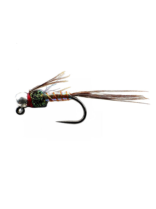 Handcrafted Euro nymph fly fishing lure, perfect for European nymphing techniques. Designed to imitate natural insects, this durable and lifelike fly ensures high trout-catching efficiency in both fast and slow-moving waters.