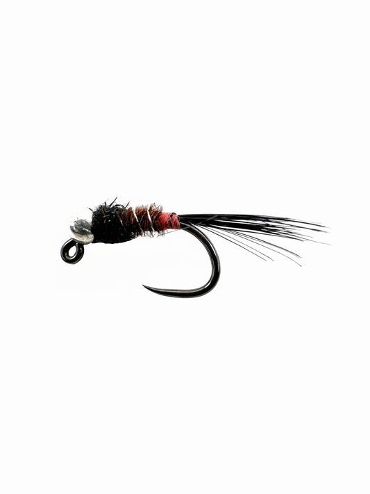 Premium Euro nymph fly fishing lure, crafted for precise European nymphing techniques. Designed to imitate natural aquatic insects, this hand-tied fly is perfect for catching trout in fast-flowing waters, offering realistic movement, durability, and increased strike potential.