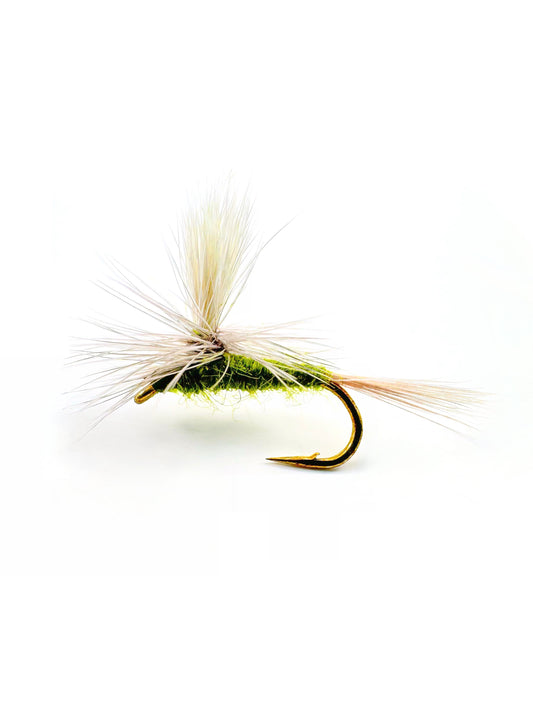 Parachute BWO Dry Fly for Fly Fishing—Effective Blue-Winged Olive pattern with parachute hackle, designed to catch trout, salmon, and other freshwater species in rivers and streams. Ideal for dry fly fishing with superior flotation and lifelike presentation.