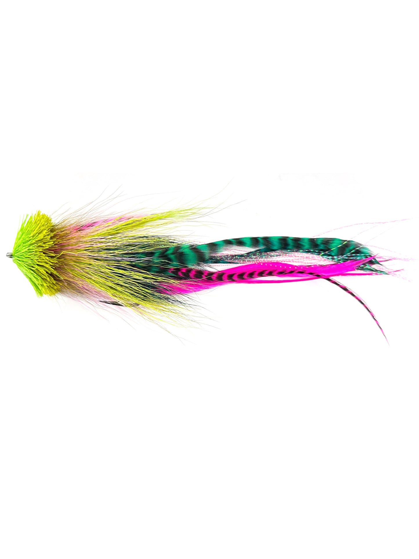 Hand-tied Buford musky fly for targeting trophy muskies – crafted from durable synthetic materials, featuring a large profile that triggers aggressive strikes, ideal for freshwater fishing in lakes and rivers.