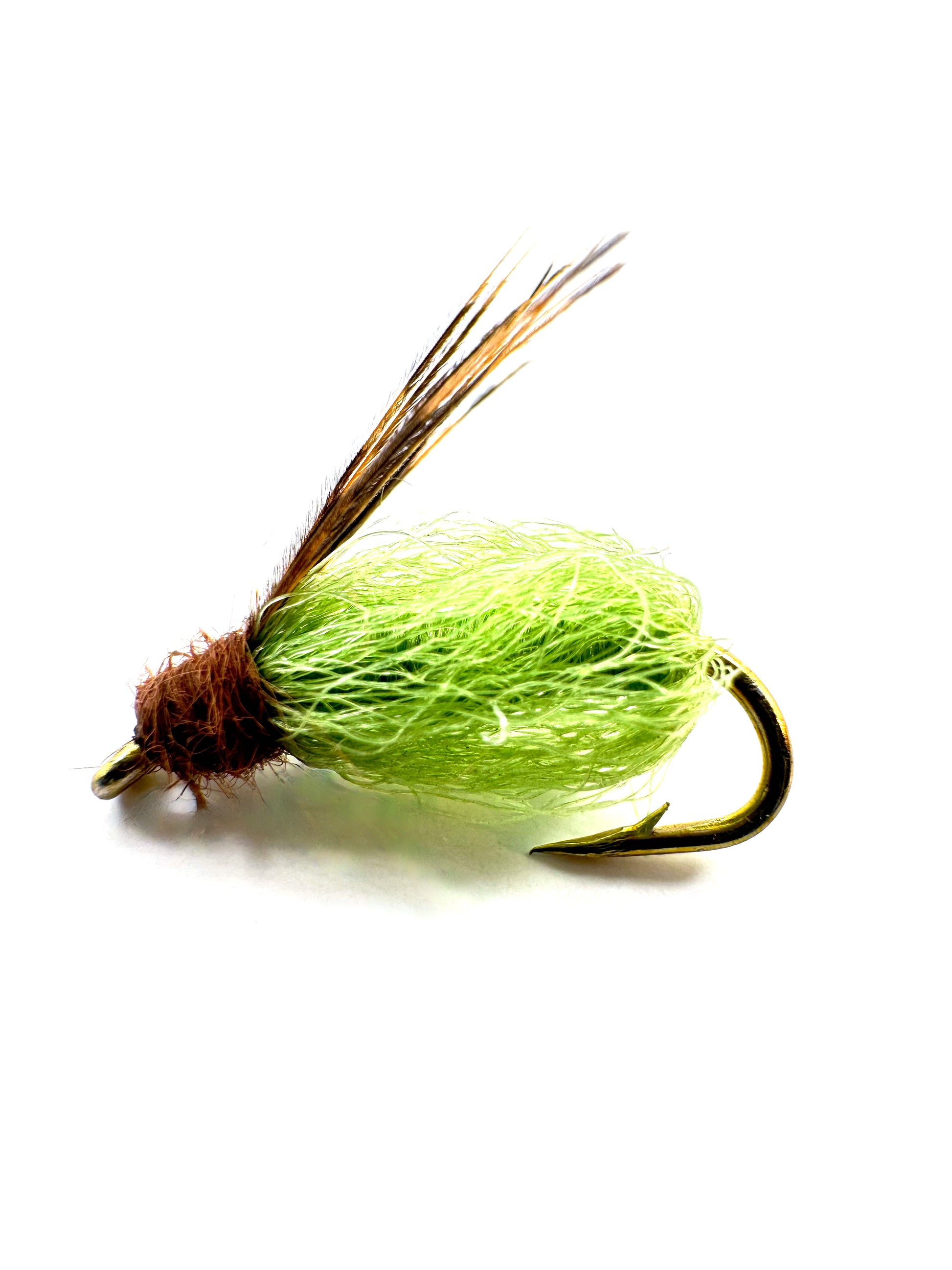 Sparkle Caddis Pupa Fly for Fly Fishing – Premium Hand-Tied Emerger Pattern with Antron Shroud, Ideal for Trout Anglers Targeting Caddis Hatches in Clear Waters/